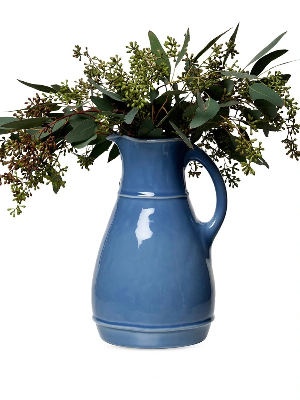 JULISKA PURO CERAMIC PITCHER CHAMBRAY BLUE 2.6 Qt. NEW